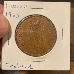 COPY - 1 coin eIRe 1963 Ireland